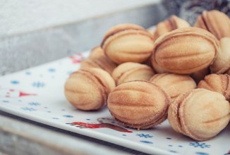 Печенье «Орешки» со сгущенкой