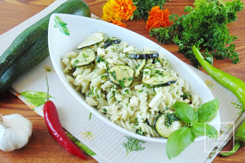 Паста с цуккини и брынзой - Шаг 14