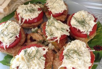 Закуска из кабачков и патиссонов