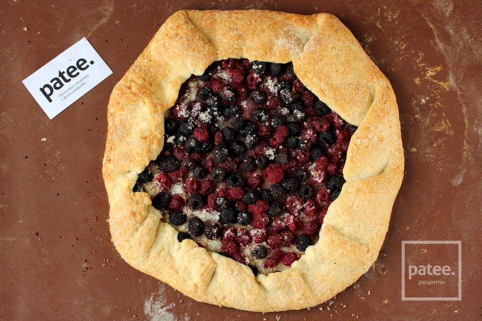 Галета на сметане с малиной - Шаг 13