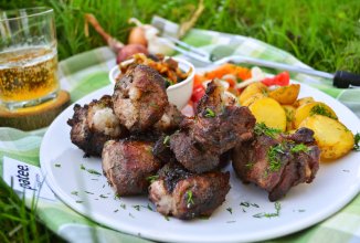 Шашлык из свинины на минеральной воде