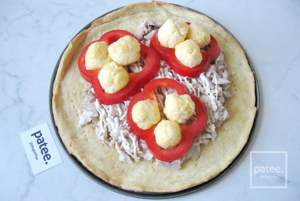 Закусочный пирог с курицей и овощами - Шаг 17