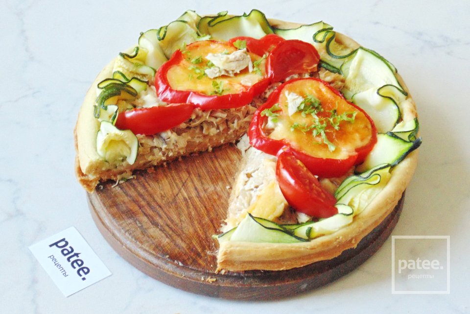 Закусочный пирог с курицей и овощами - Шаг 22