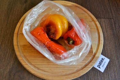 Салат из запеченных овощей - приготовление