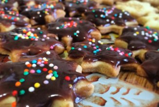 Печенье с глазурью.