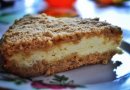 Пирог с творожной начинкой