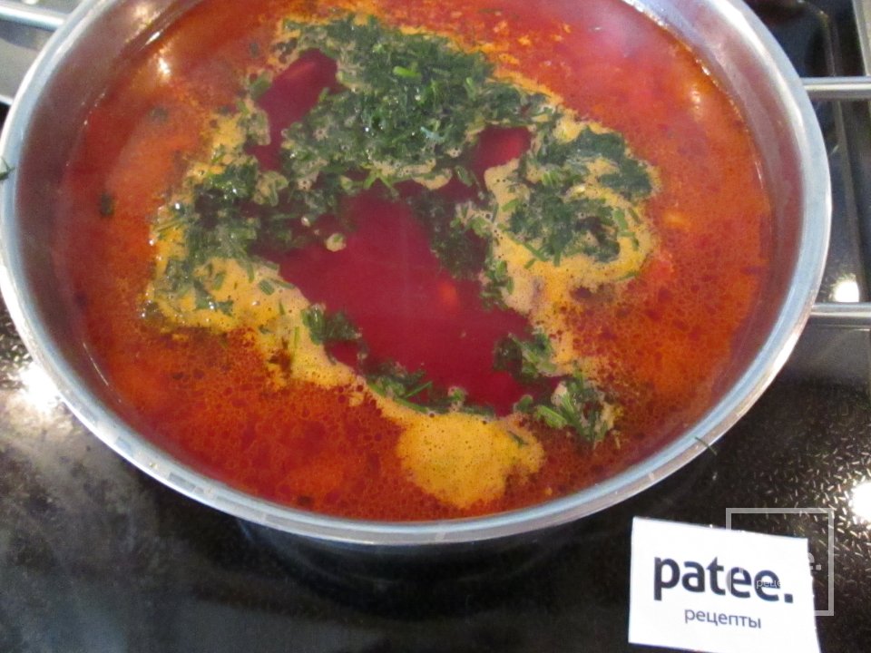 Борщ Вегетарианский - Шаг 13