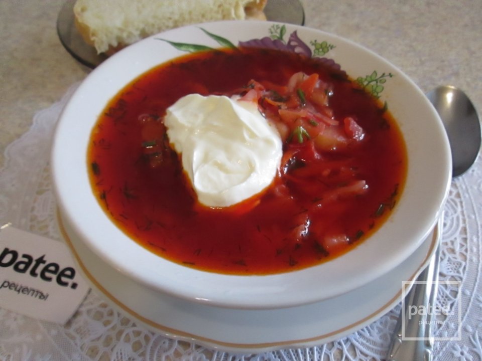 Борщ Вегетарианский - Шаг 14