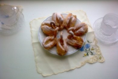 Заварные лебеди с кремом - приготовление