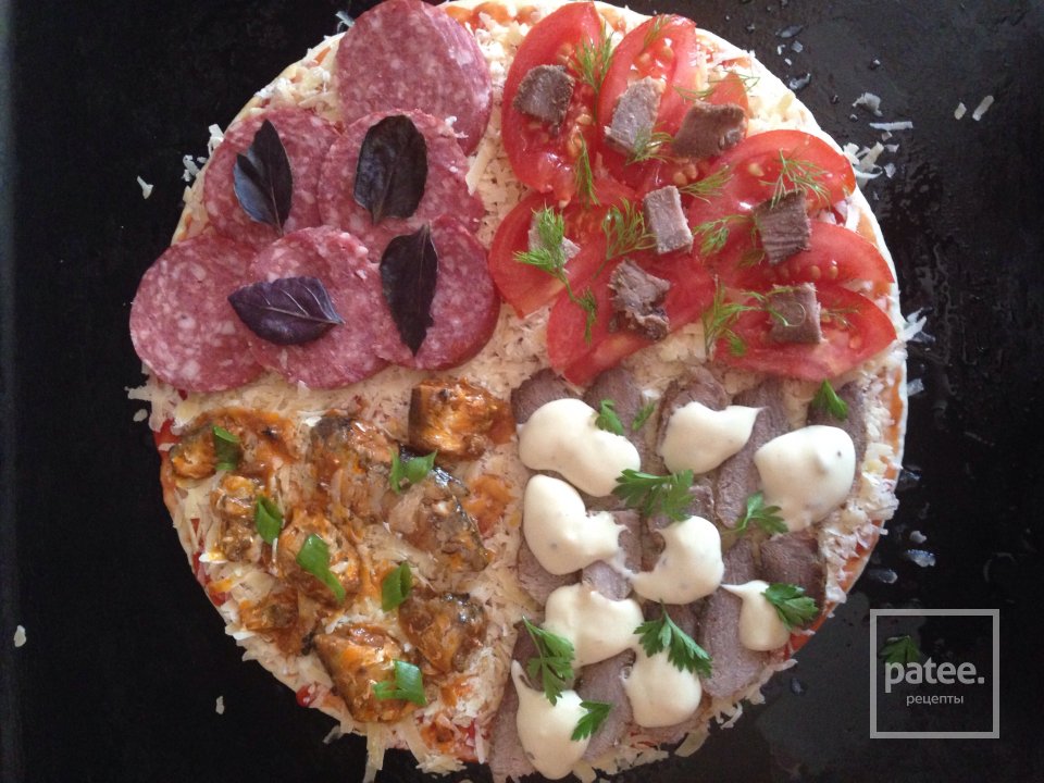 Пицца "Фейерверк"🍕🎉💥✨ - Шаг 6