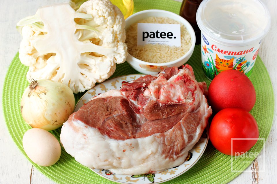 Тефтели с цветной капустой в соусе - Шаг 1