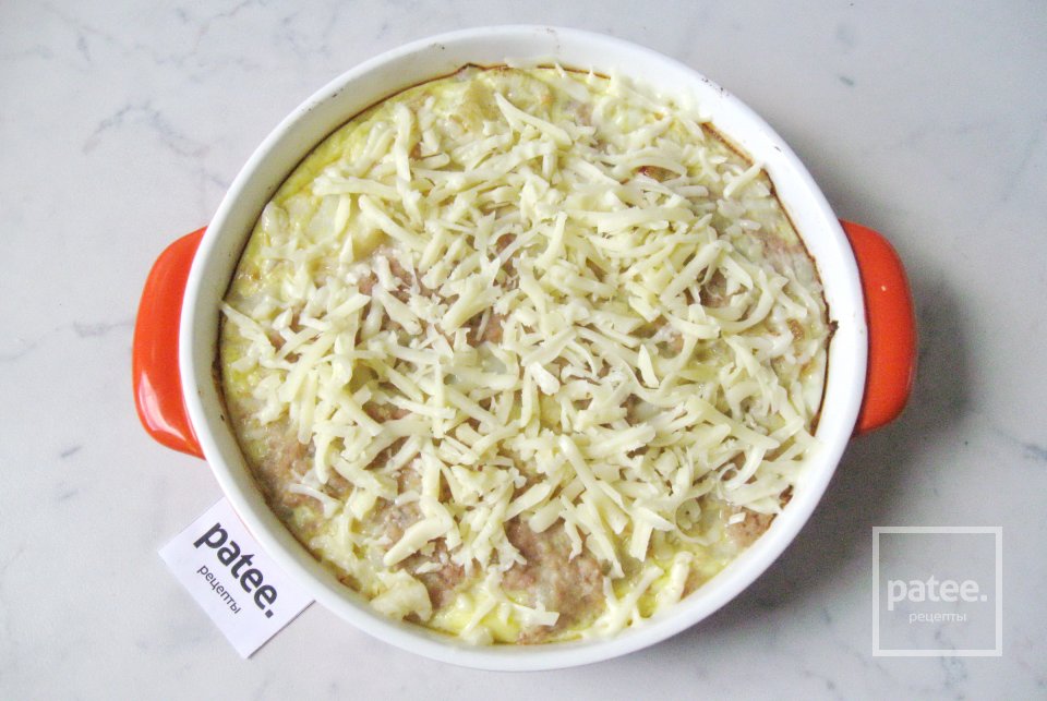 Запеканка из цветной капусты с мясным фаршем - Шаг 14
