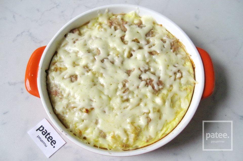 Запеканка из цветной капусты с мясным фаршем - Шаг 15