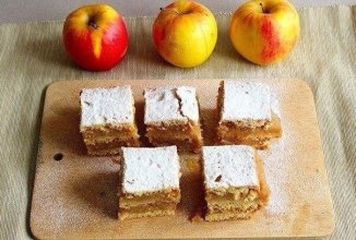 Слоеный яблочный пирог