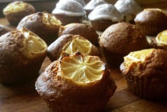 Лимонные маффины
