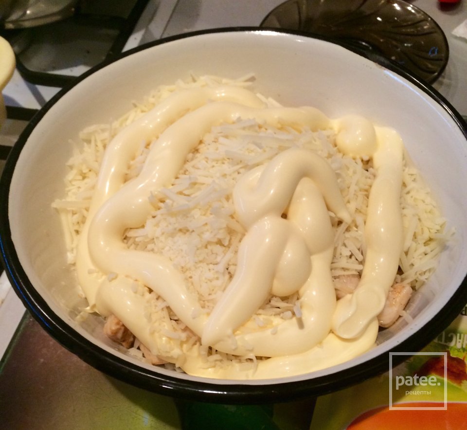 Картофельные корзиночки с курочкой и сыром - Шаг 5