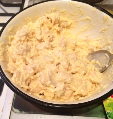 Картофельные корзиночки с курочкой и сыром - Шаг 6