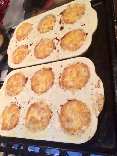 Картофельные корзиночки с курочкой и сыром - Шаг 8