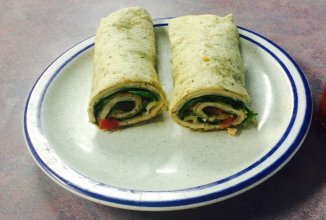 Мой любимый wrapped turkey sandwich🍴🍗