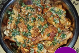 "Куриные крылышки с заправкой"