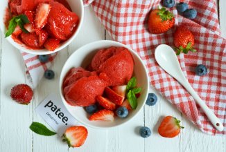 Клубничный сорбет