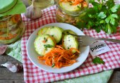 Маринованные кабачки с морковью
