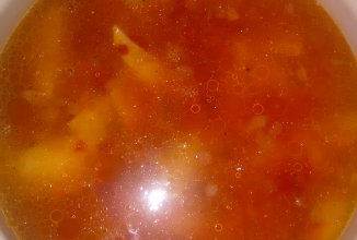 Картошка с тефтелями.