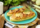 Фаршированные кабачки в духовке