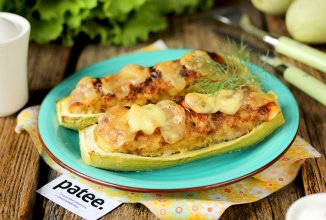 Фаршированные кабачки в духовке