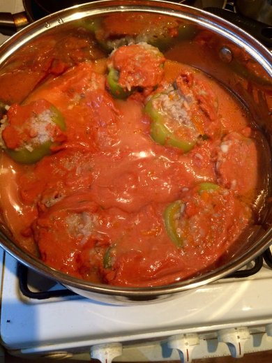 Фаршированные перчики - Шаг 12