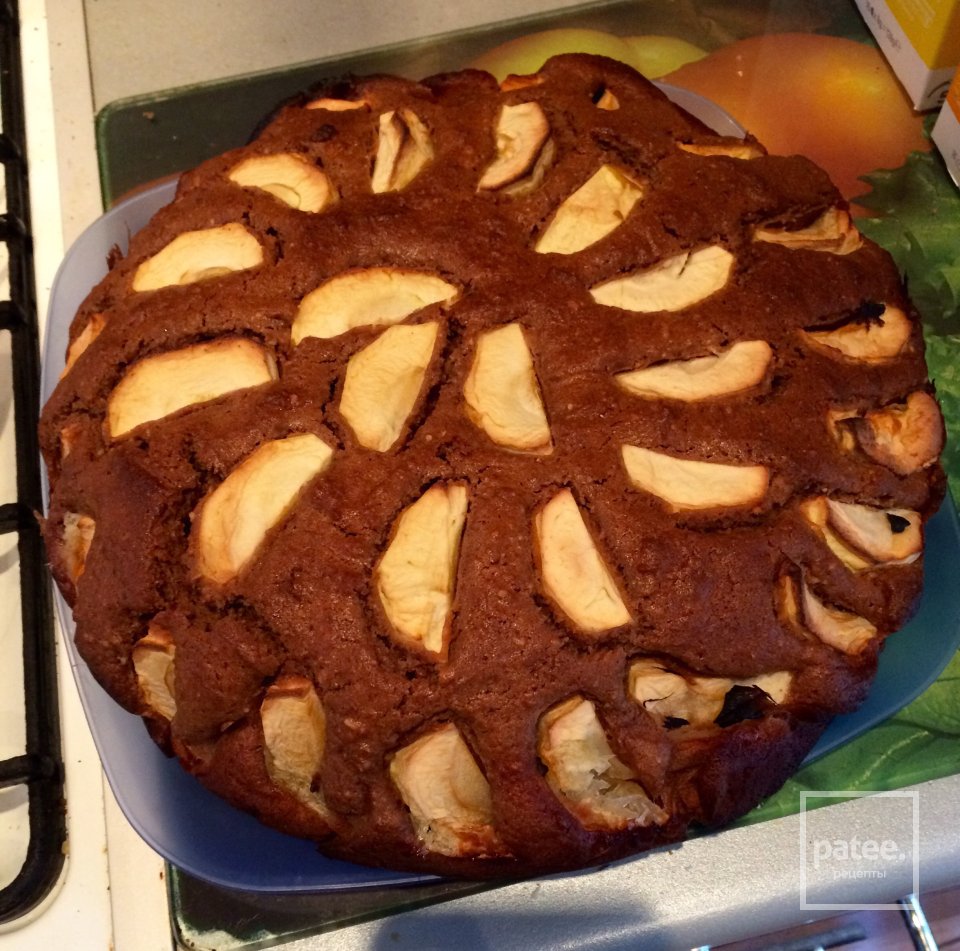 Шоколадный пирог с яблоками - Шаг 10