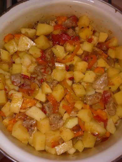 Рагу со свининой. - Шаг 5