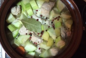 Курица с овощами