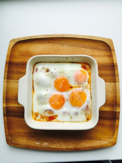 Запеченные яйца с грибами и беконом - Шаг 3