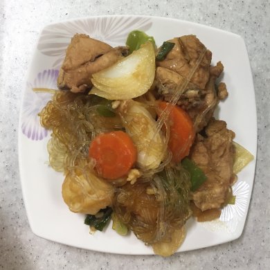 Тушенная курица по корейски - Шаг 8