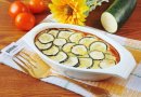 Запеканка с мясным фаршем и цуккини
