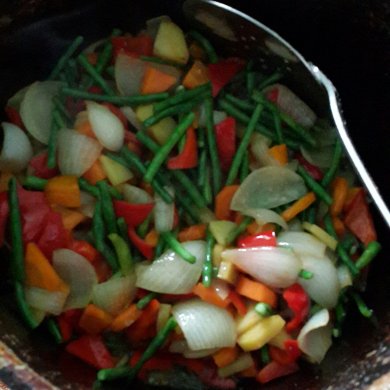 Манты в овощном соусе - Шаг 2