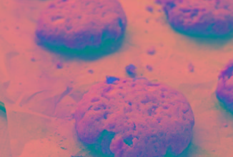 Осеннее яблочное печенье