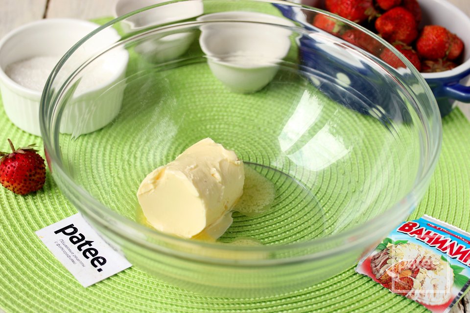 Домашнее печенье с клубникой - Шаг 2