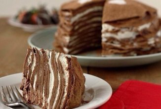 Блинный шоколадный торт 🍫