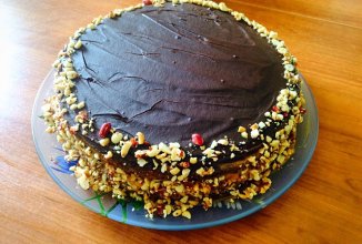 Торт "Сникерс"