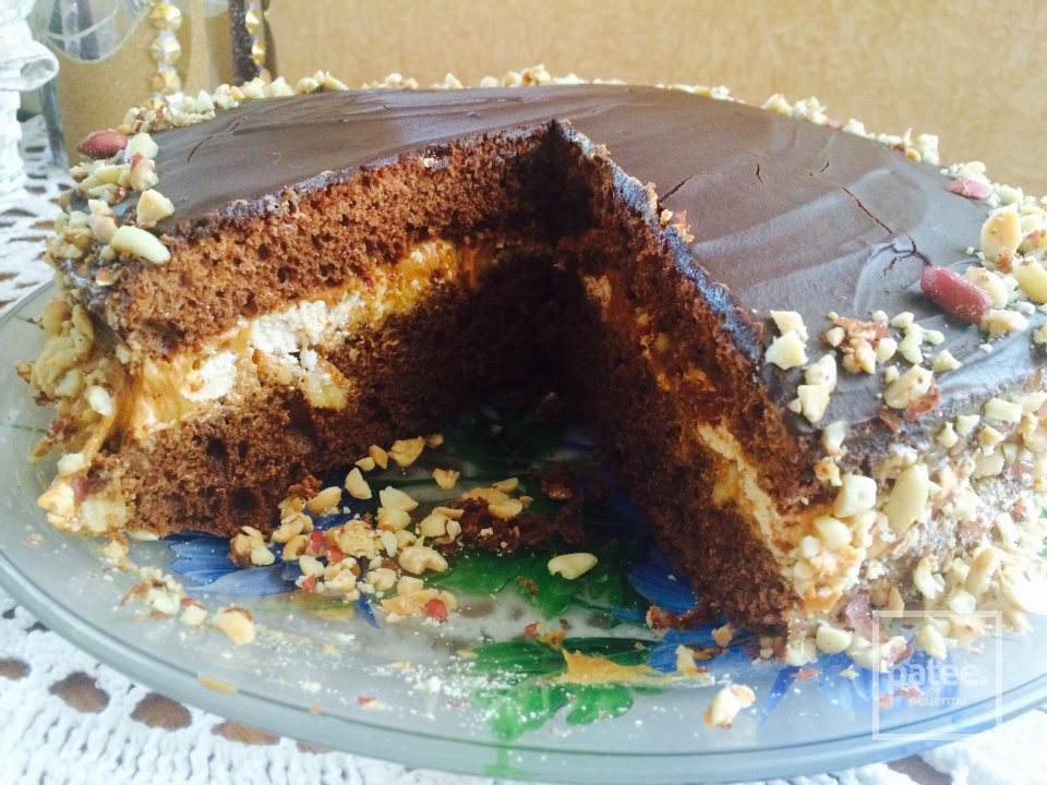 Торт "Сникерс" - Шаг 7