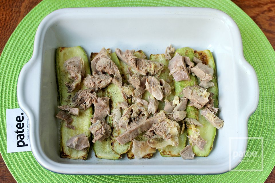 Запеканка из кабачков с курицей - Шаг 9
