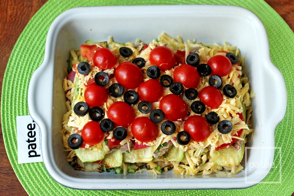 Запеканка из кабачков с курицей - Шаг 11