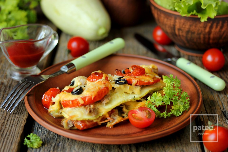 Запеканка из кабачков с курицей - Шаг 13