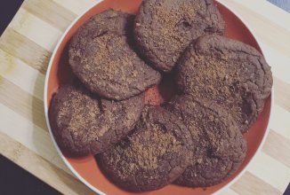 Шоколадные печенья из фасоли