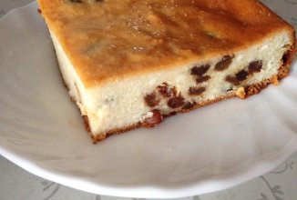 Запеканка с изюмом