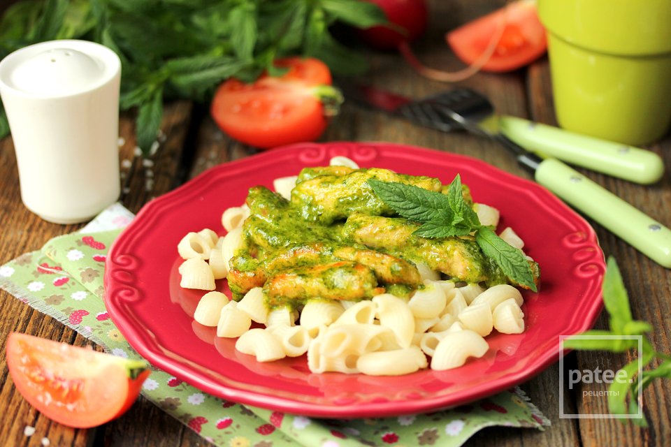 Куриная грудка в сливочно-шпинатном соусе - Шаг 15