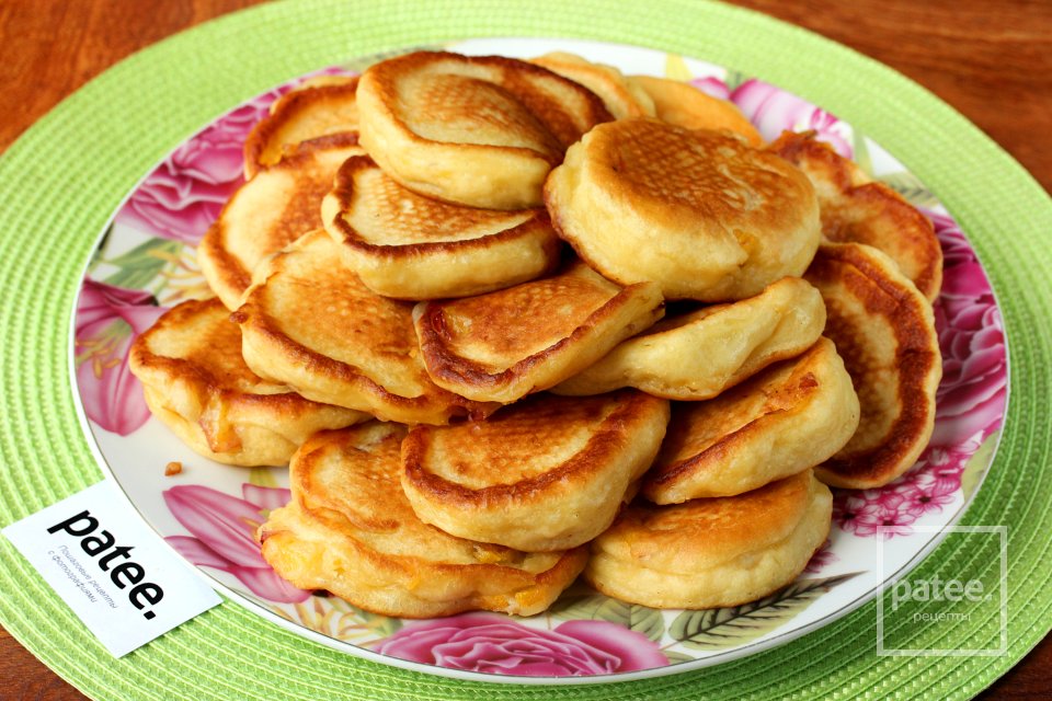 Дрожжевые оладьи с нектарином - Шаг 12