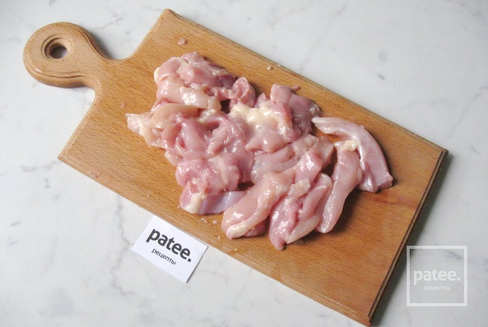 Стир-фрай из курицы с грибами и цуккини - Шаг 3